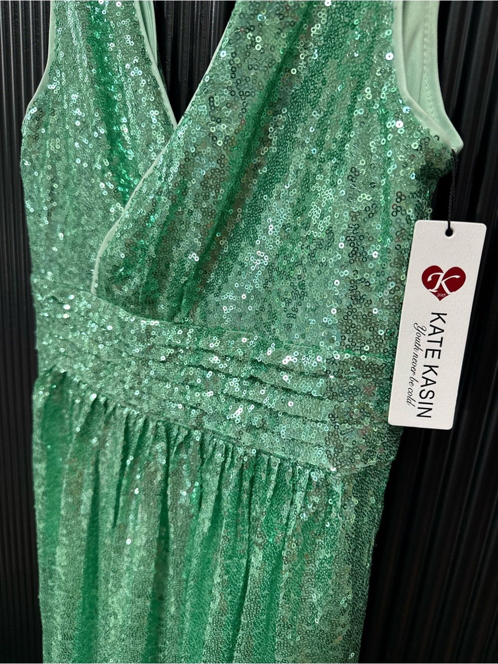 Kate Kasin Formal Sequin Dress Size 6 New with Tags